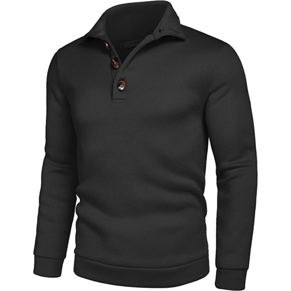 Mens New Shawl Collar Long Sleeve Sweater Multiple Sizes